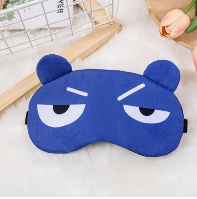 Picture of Sleeping Eye Mask Soft Padded Sleep Travel Shade Cover with Cooling Gel Pad Travel Rest Eye Shade Cover Blindfold(Multicolor)