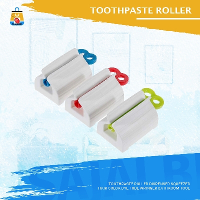 Picture of Toothpaste Roller Dispenser Squeezer Hair Color Dye Tube Wringer Bathroom Tool(Multicolor)