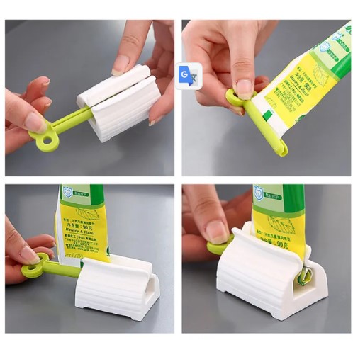 Picture of Toothpaste Roller Dispenser Squeezer Hair Color Dye Tube Wringer Bathroom Tool(Multicolor)