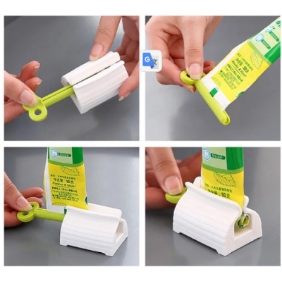 Picture of Toothpaste Roller Dispenser Squeezer Hair Color Dye Tube Wringer Bathroom Tool(Multicolor)