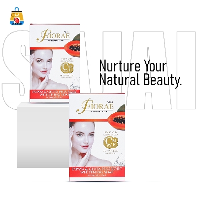 Picture of Fiorae Papaya Soap with vitamin E (Thailand) - 165gm(Fruity)