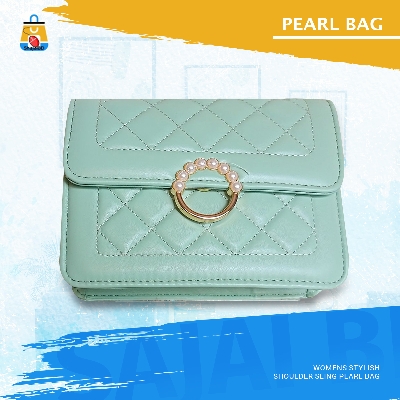 Picture of Womens stylish shoulder sling parl bag