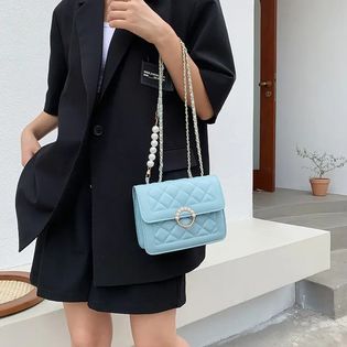 Picture of Womens stylish shoulder sling parl bag
