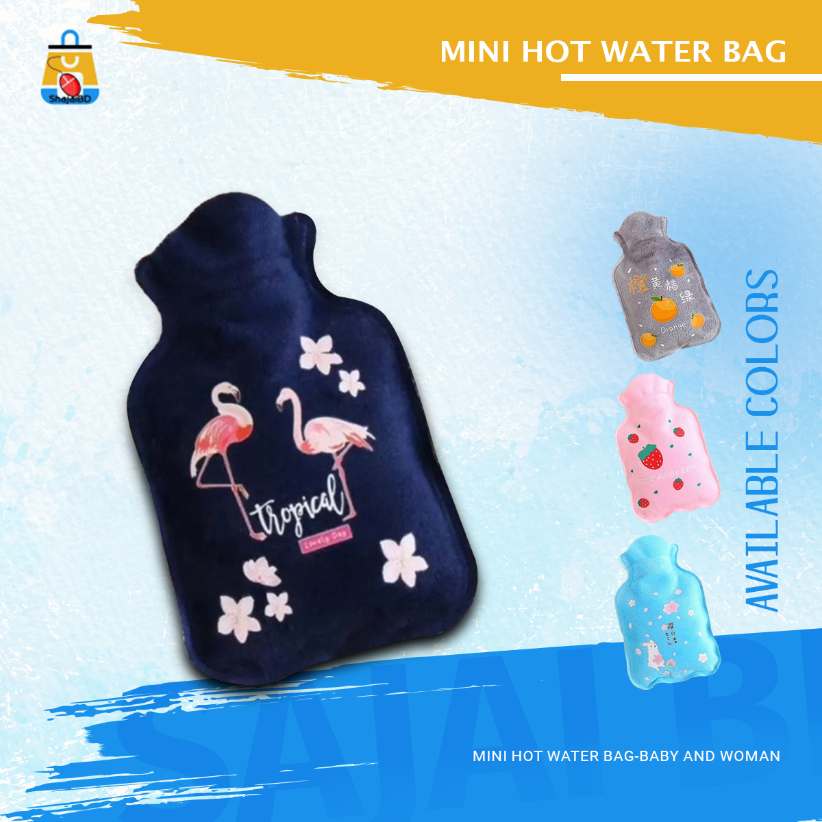 Picture of Mini Hot Water Bag-Baby and woman