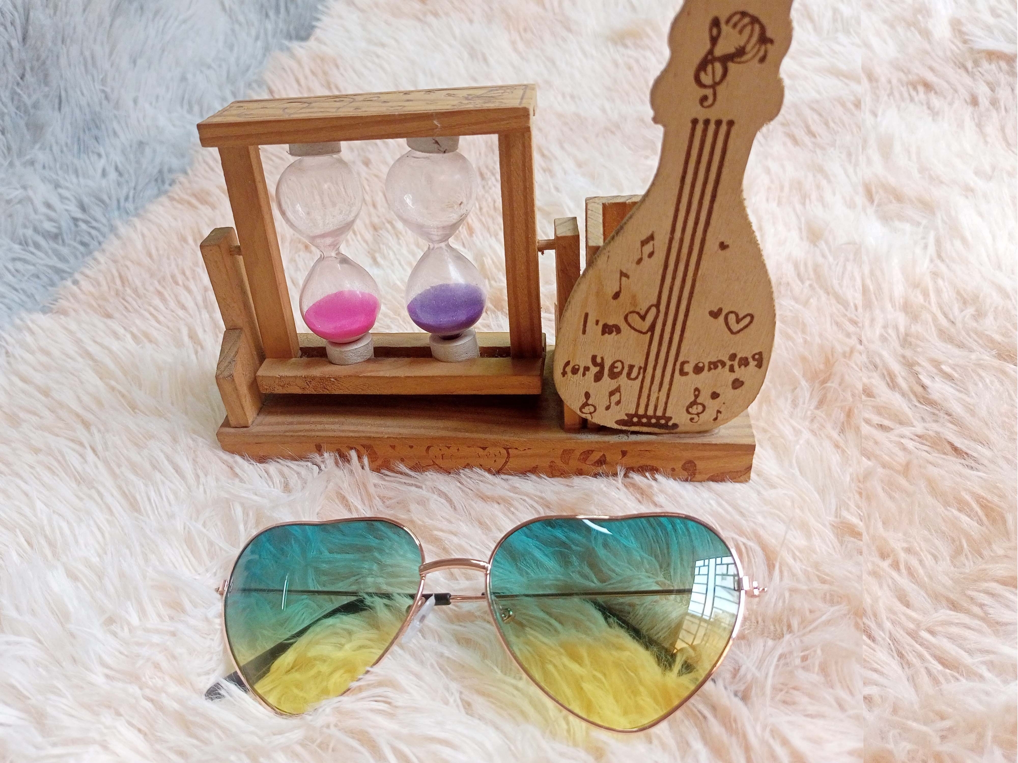 Picture of Heart shape sunglasses for smart people