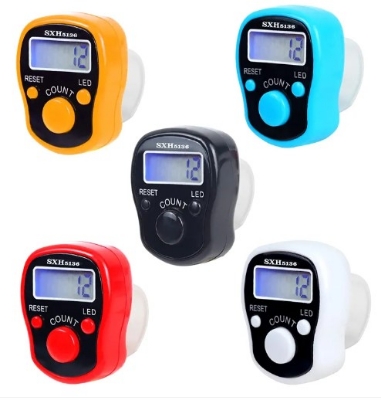 Picture of Digital Tasbih Tally counter with LED light Digital Led Tasbeeh Finger counter