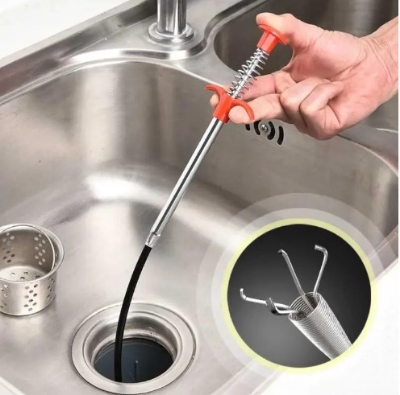 Picture of Hot 160cm Spring Pipe Dredging Tools Drain Snake/Cleaner Sticks Clog Remover Cleaning Tools Household for Kitchen Sink