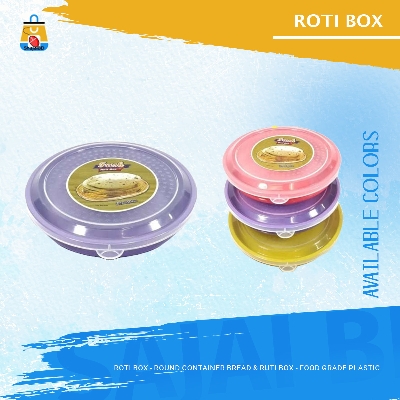 Picture of Roti Box - Round Container Bread & Ruti Box - Food grade plastic