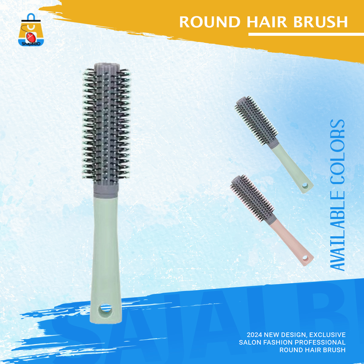 Picture of 2024 new design, Exclusive Salon Fashion Professional Round Hair Brush