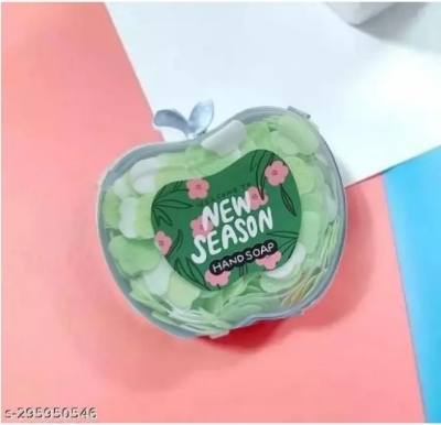 Picture of Travel soap Soft Flower Design, Hand Paper Soap For Travelling, Disposable Hand Washing Cleaning Paper Soap Foaming Paper Soap