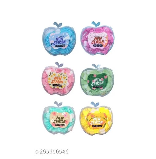 Picture of Travel soap Soft Flower Design, Hand Paper Soap For Travelling, Disposable Hand Washing Cleaning Paper Soap Foaming Paper Soap