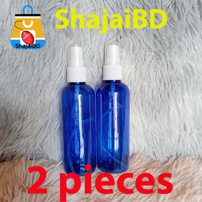Picture of 2 pcs 100 ml - Empty Spray Bottle Refillable Random Transparent Convenient Travel Clear Plastic Empty Cosmetic Sample Spray Bottle Atomizer