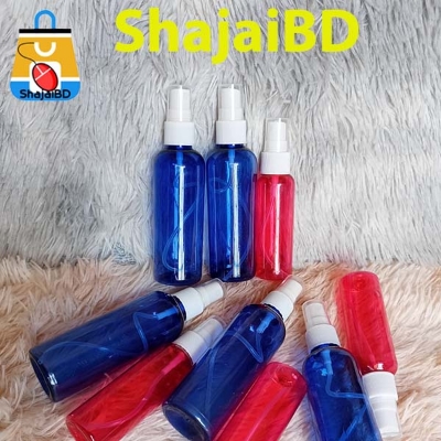 Picture of 2 pcs 100 ml - Empty Spray Bottle Refillable Random Transparent Convenient Travel Clear Plastic Empty Cosmetic Sample Spray Bottle Atomizer
