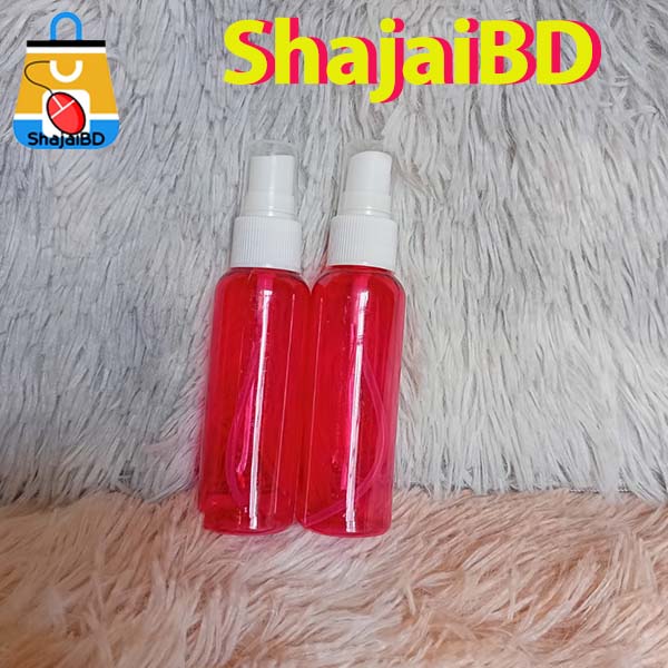 Picture of 2 pcs 100 ml - Empty Spray Bottle Refillable Random Transparent Convenient Travel Clear Plastic Empty Cosmetic Sample Spray Bottle Atomizer