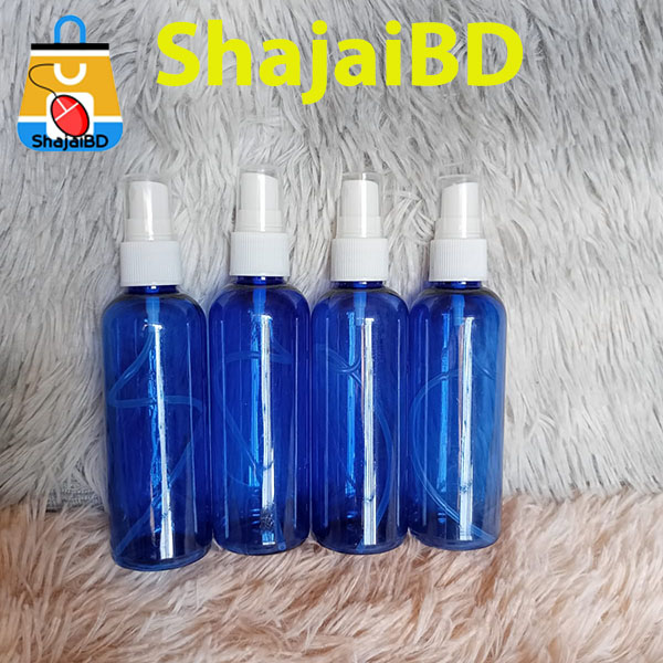 Picture of 4 pcs 100 ml - Empty Spray Bottle Refillable Random Transparent Convenient Travel Clear Plastic Empty Cosmetic Sample Spray Bottle Atomizer