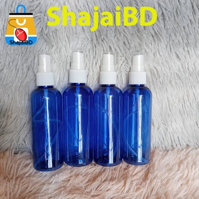 Picture of 4 pcs 100 ml - Empty Spray Bottle Refillable Random Transparent Convenient Travel Clear Plastic Empty Cosmetic Sample Spray Bottle Atomizer