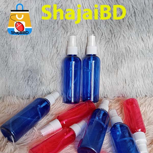 Picture of 4 pcs 100 ml - Empty Spray Bottle Refillable Random Transparent Convenient Travel Clear Plastic Empty Cosmetic Sample Spray Bottle Atomizer