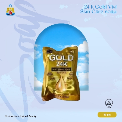 Picture of 24 k Gold Vivi Skin Care soap - 80gm (Made in Thailand)
