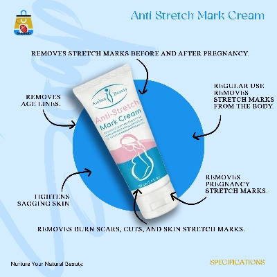 Picture of Anti Stretch Mark Cream and Intensive Skin Treatment for Improvement & Elimination-60gm