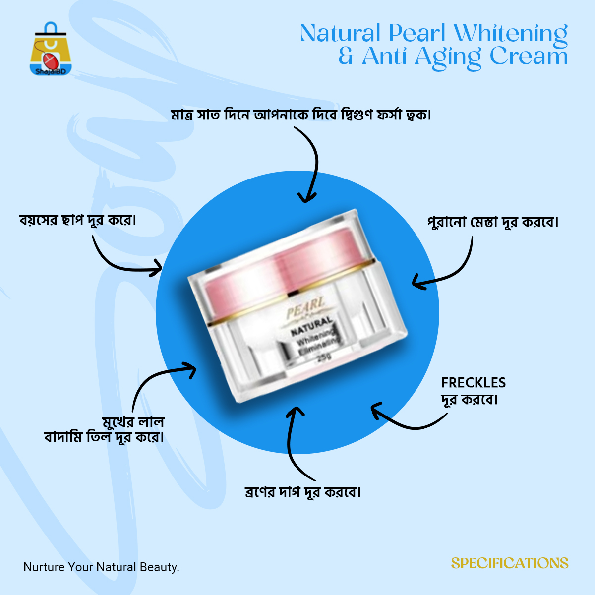 Picture of Natural Pearl Whitening & Anti Aging Cream