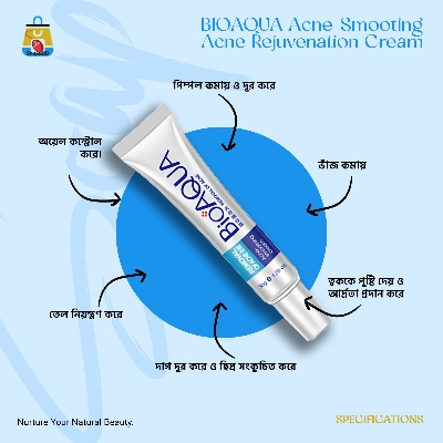 Picture of BIOAQUA Removal Of Acne Acne-Smooting Acne Rejuvenation Cream- 30g - Shajai BD