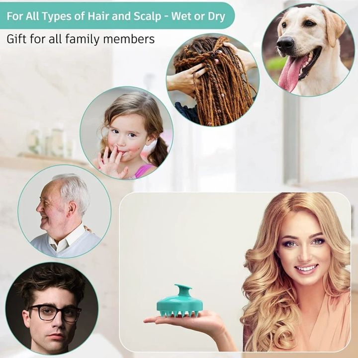 Picture of Scalp Massage Silicon Shampoo Hair Brush For Men and Women - Shajai BD