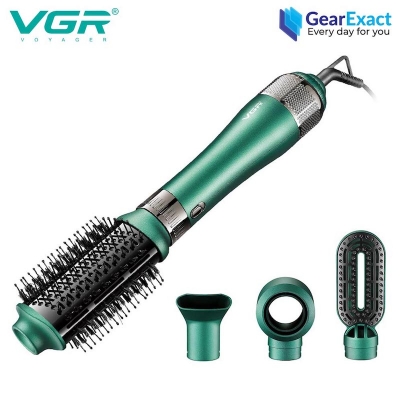 Picture of VGR V-493 Hair Dryer Brush 4-in-1 Hot Air Styler for Women ( Green )