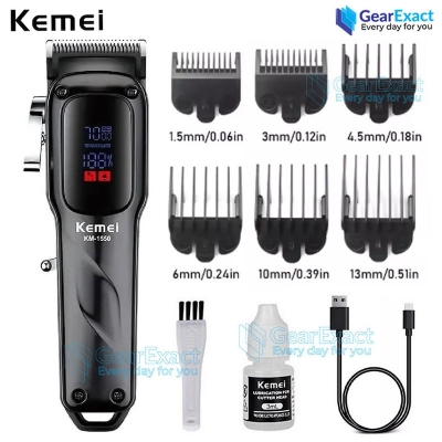 Picture of Kemei KM-1550 Professional Hair Clipper and Beard Trimmer Salon Series for Men