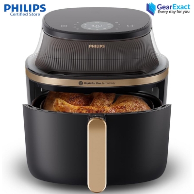 Picture of Philips NA332/09 Airfryer 3000 Series, See-through Cooking Window, Touchscreen, RapidAir Plus Technology ( Black )