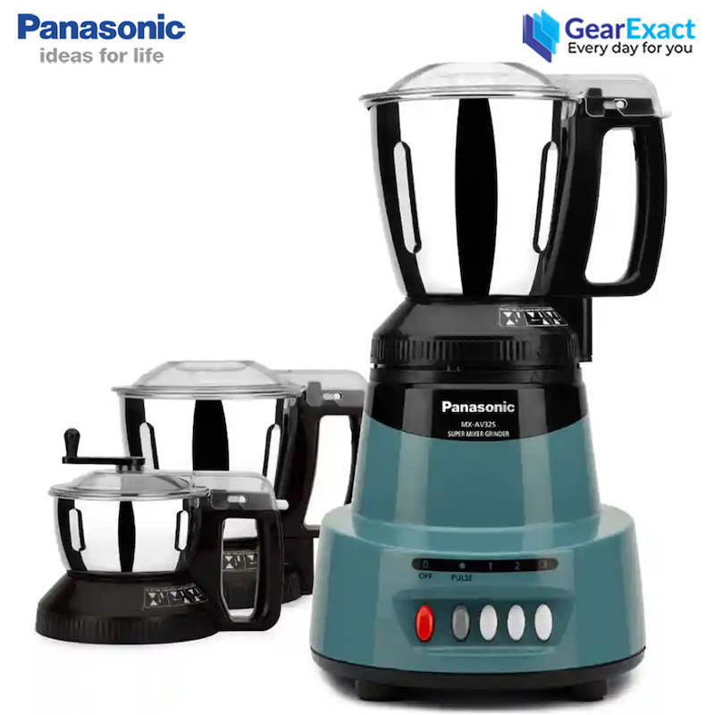 Picture of Panasonic MX-AV325 Elements Series 1500W Super Mixer Grinder ( Coral Blue )