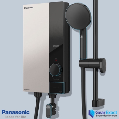 Picture of Panasonic DH-3UP1MS U Series Jet Pump Home Shower Blissful Showers for Comfort & Wellbeing ( Skin Silver )