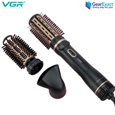 Picture of VGR V-496 Professional 3-in-1 Hot Air Brush, Styler, and Comb for Women ( Black )