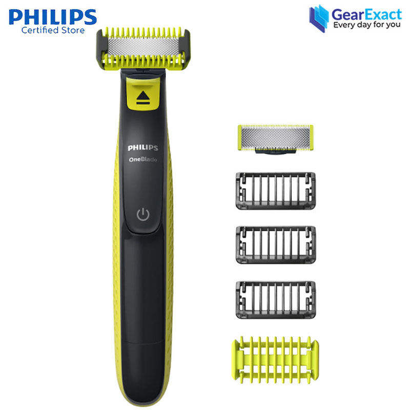 Picture of Philips QP2824/10 OneBlade Trim, Edge and Shave Any length of Hair Face + Body for Men