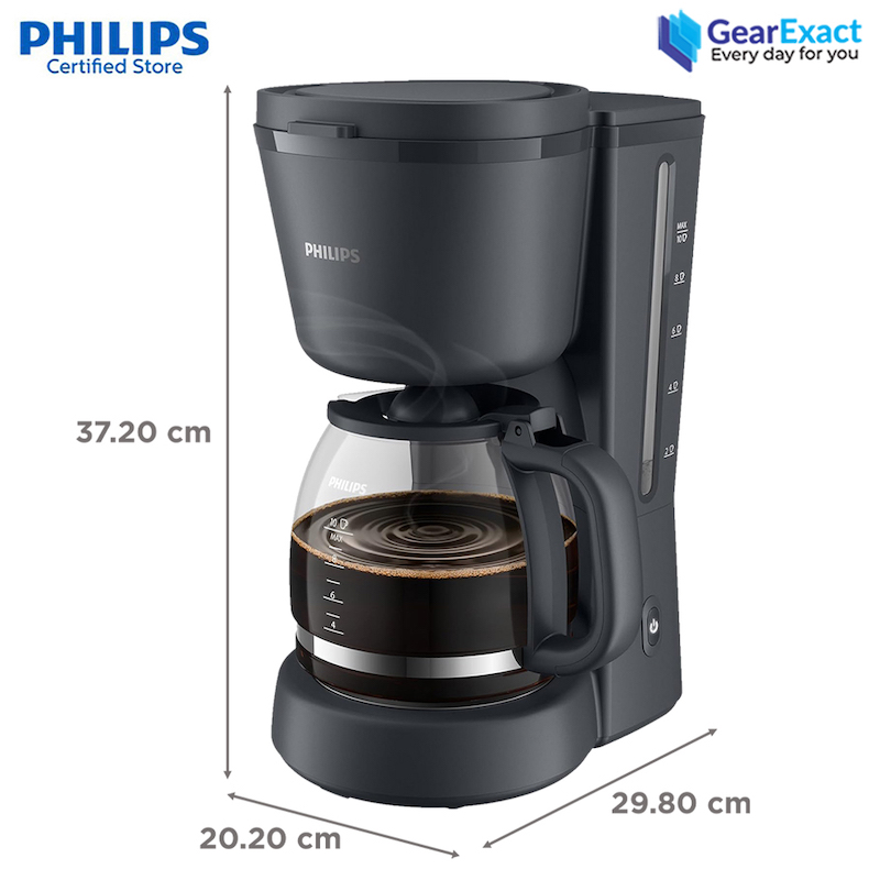 Picture of Philips HD7430/90 Drip Coffee Maker Essentials Collection 1000 Series ( Charcoal Grey )