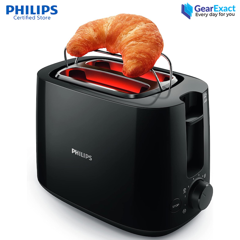 Picture of Philips HD2581/91 Toaster Daily Collection 2 Slice ( Black )