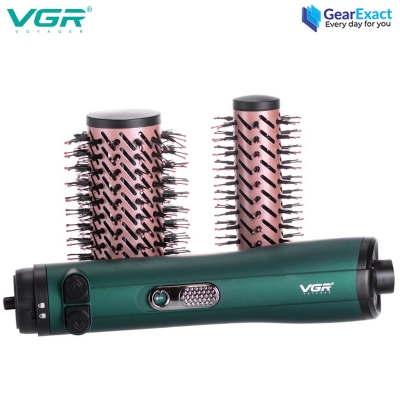 Picture of VGR V-498 Professional 2-in-1 Rotating Hot Air Styler Set for Women ( Green )