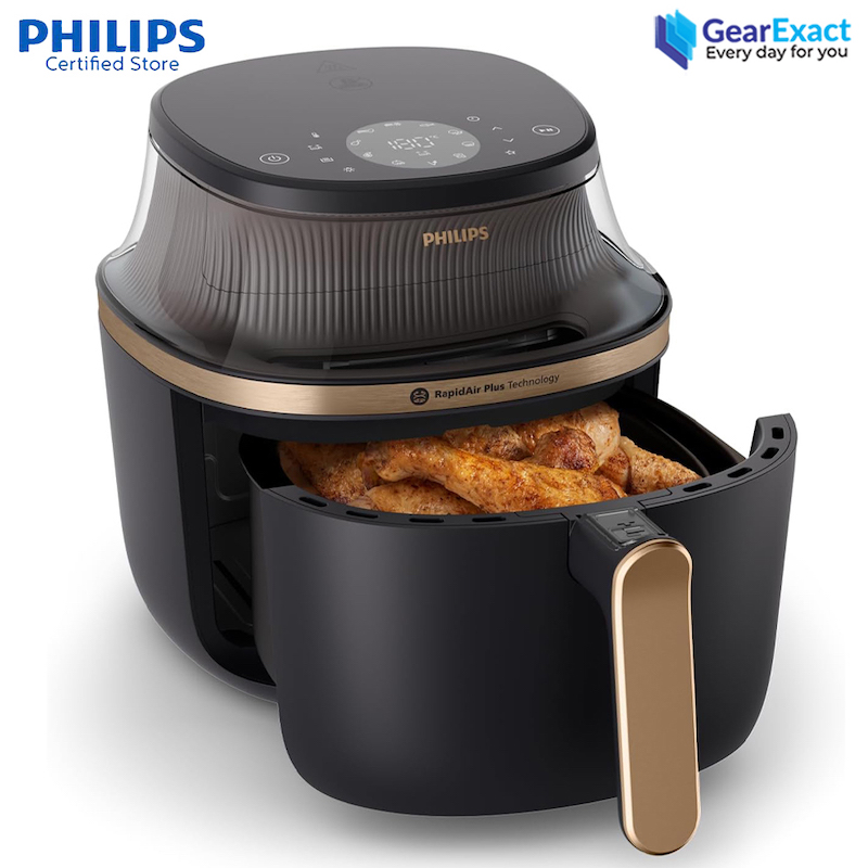 Picture of Philips NA332/09 Airfryer 3000 Series, See-through Cooking Window, Touchscreen, RapidAir Plus Technology ( Black )