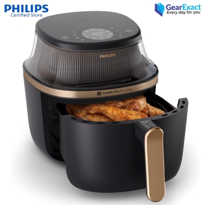Picture of Philips NA332/09 Airfryer 3000 Series, See-through Cooking Window, Touchscreen, RapidAir Plus Technology ( Black )