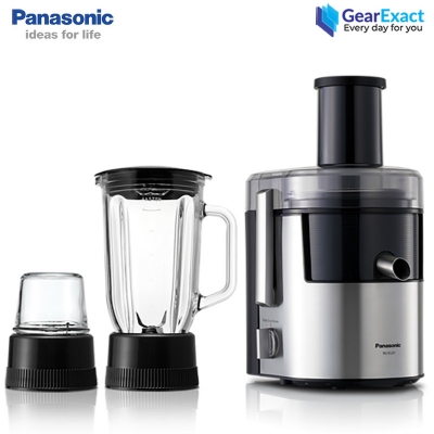 Picture of Panasonic MJ-DJ31 3-in-1 Juicer Extractor, Blender, and Grinder with Durable Metal Spinner ( Black )