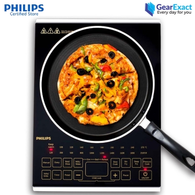 Picture of Philips HD4938/01 Induction Cooker Viva Collection with Sensor Touch and Full Crystal Glass