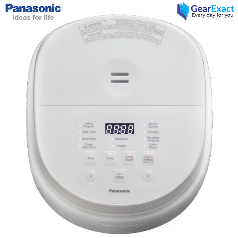 Picture of Panasonic SR-DL104 Microcomputer Rice Cooker with Fuzzy Logic Rice Cooker for Quick, Daily Rice Cooking ( White )