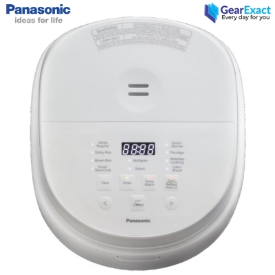 Picture of Panasonic SR-DL104 Microcomputer Rice Cooker with Fuzzy Logic Rice Cooker for Quick, Daily Rice Cooking ( White )