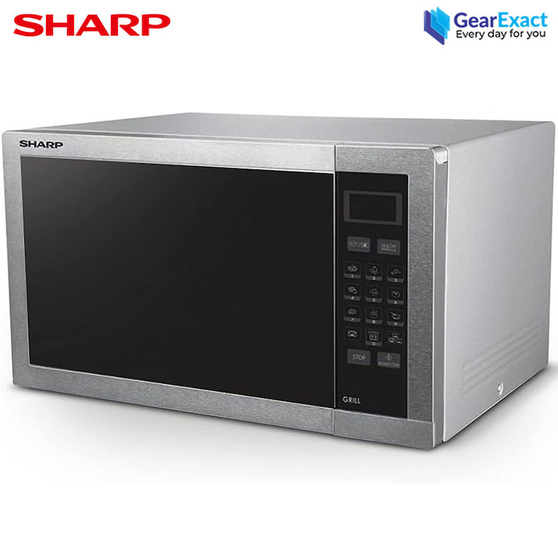 Picture of Sharp R-77AT(ST) Digital Combination Microwave Oven with Grill | 34-Liter