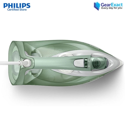 Picture of Philips DST7012/76 HV Steam Iron 7000 Series SteamGlide Plus Soleplate ( Desert Green )