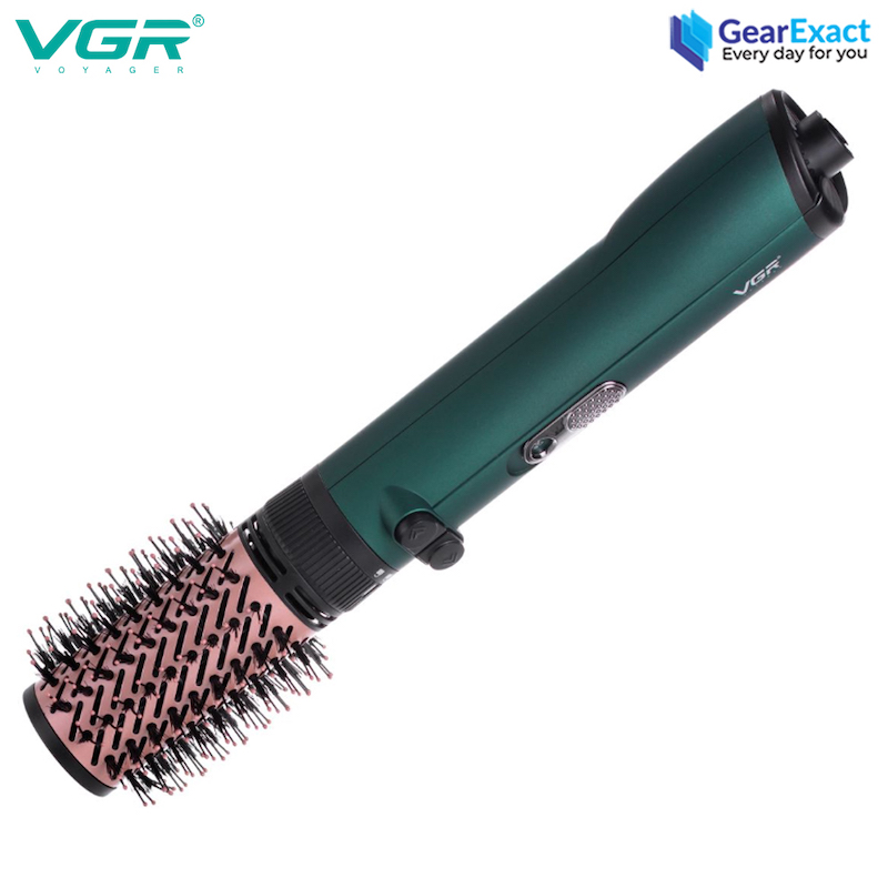 Picture of VGR V-498 Professional 2-in-1 Rotating Hot Air Styler Set for Women ( Green )
