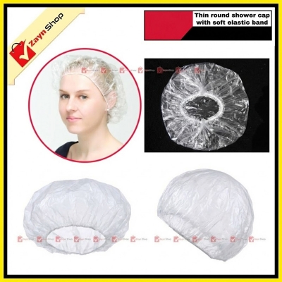 Picture of Thin poly Shower cap with soft elastic band 10 pcs