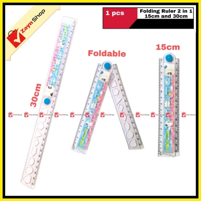Picture of Folding  Scale  2 in 1 Ruler Small & Big Size 1pcs Random Color