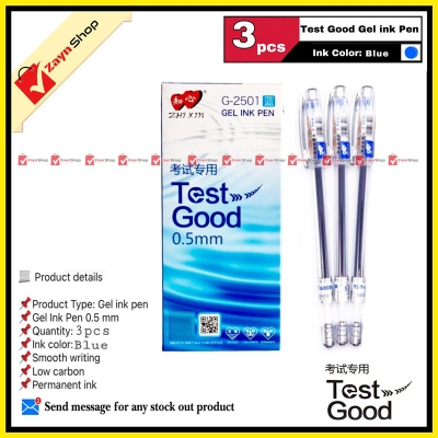 Picture of Test Good Gel Pen Black / Blue / Red ink 0.5mm 3 pcs