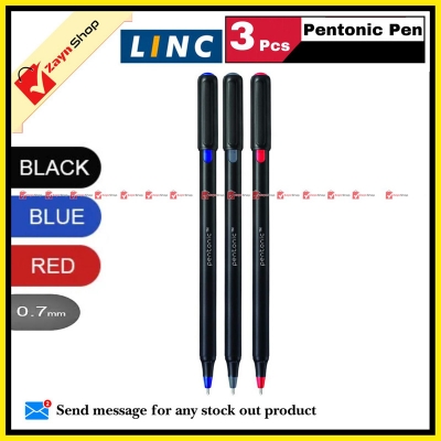 Picture of Linc Pentonic Ball Pen 3 colors 0.7mm  3 pcs