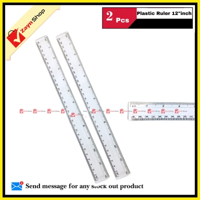 Picture of Plastic Ruler (12inch  30cm) 2 pcs